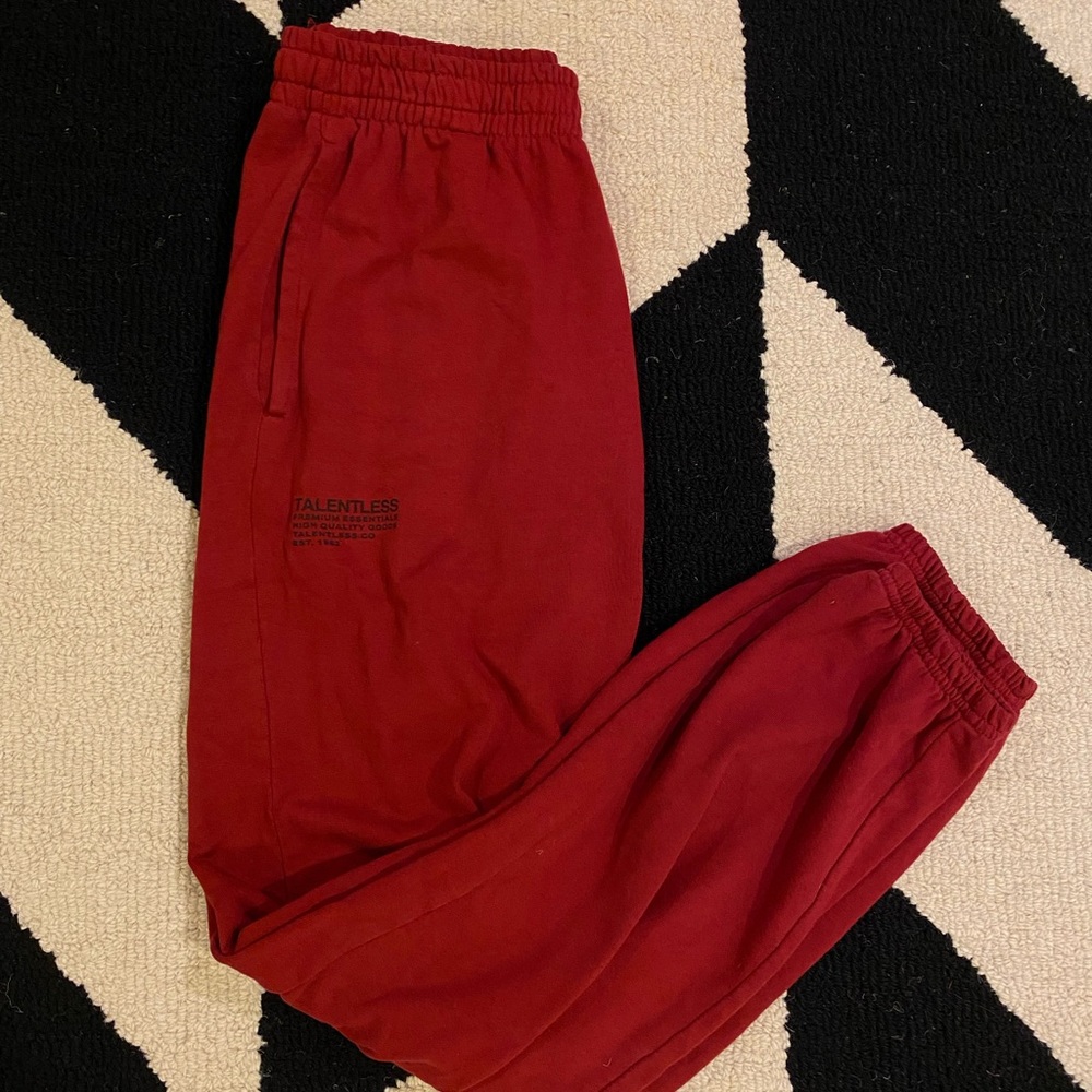 Talentless Maroon Sweatpants